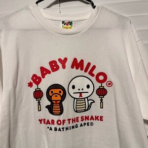 BAPE Baby Milo Year of the Snake XL T-Shirt